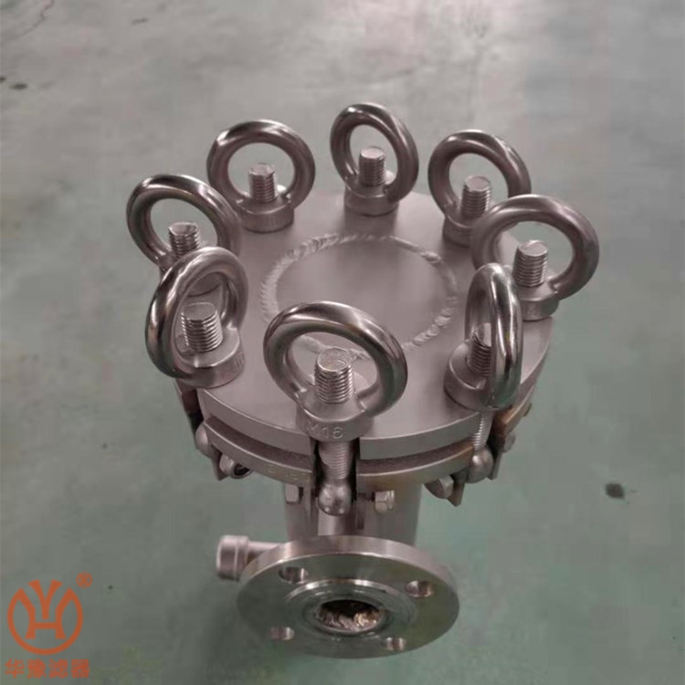 華豫濾器法蘭式藍(lán)式過濾器尺寸齊全